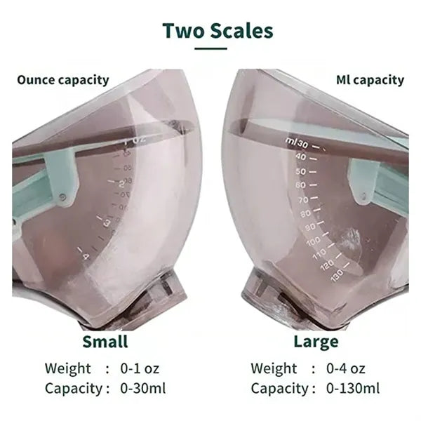 Adjustable Plastic Measuring Spoon Set