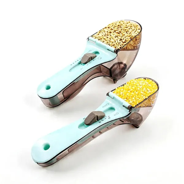 Adjustable Plastic Measuring Spoon Set