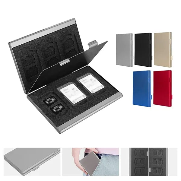 Aluminum SD TF Card Case