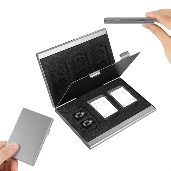 Aluminum SD TF Card Case