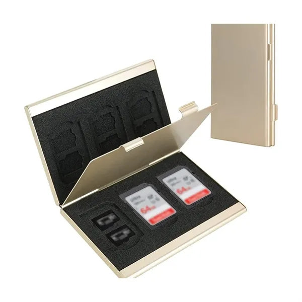 Aluminum SD TF Card Case