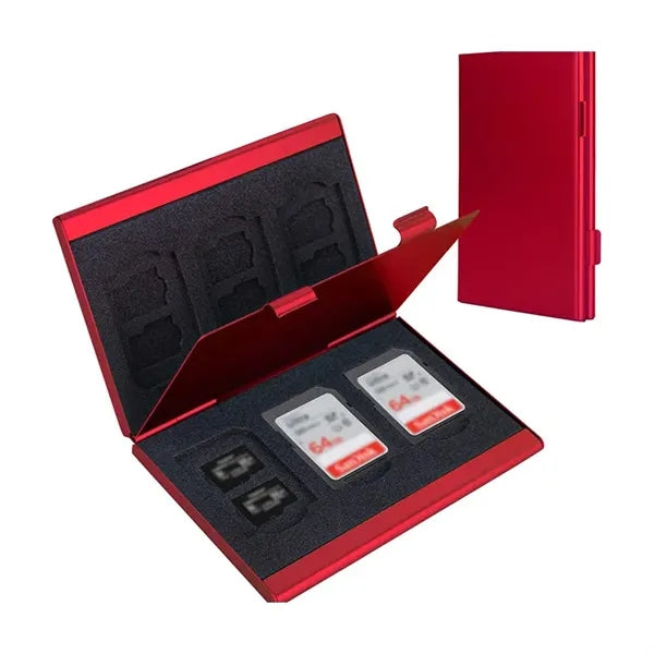 Aluminum SD TF Card Case