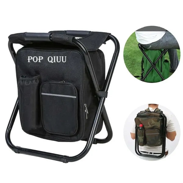 Outdoor Fishing Chair with Cooler Bag