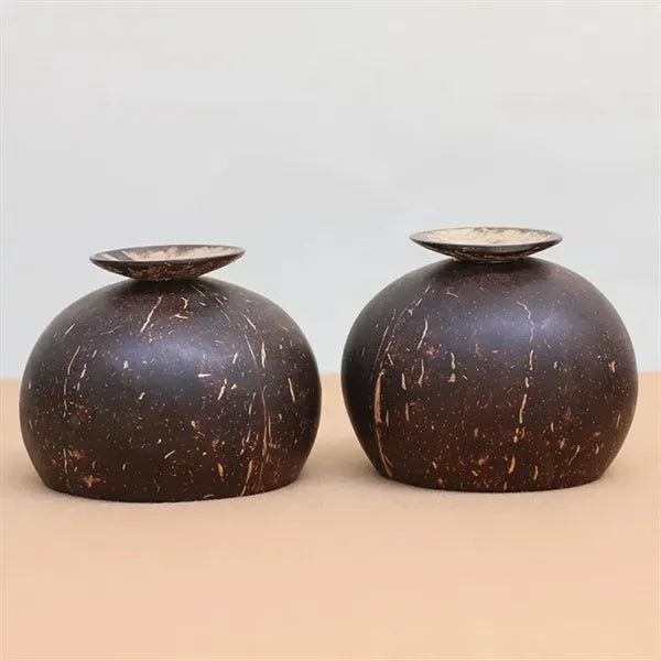 Organic handmade coconut shell cup