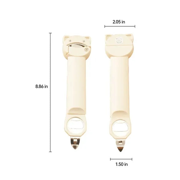 Multifunctional Retractable Bottle Opener Stylish Design