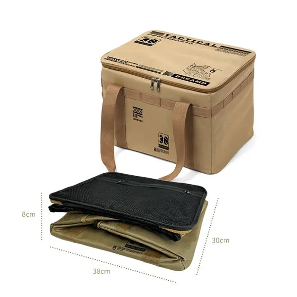 Folding Camping Storage Box Large Tactical Gear Organizer