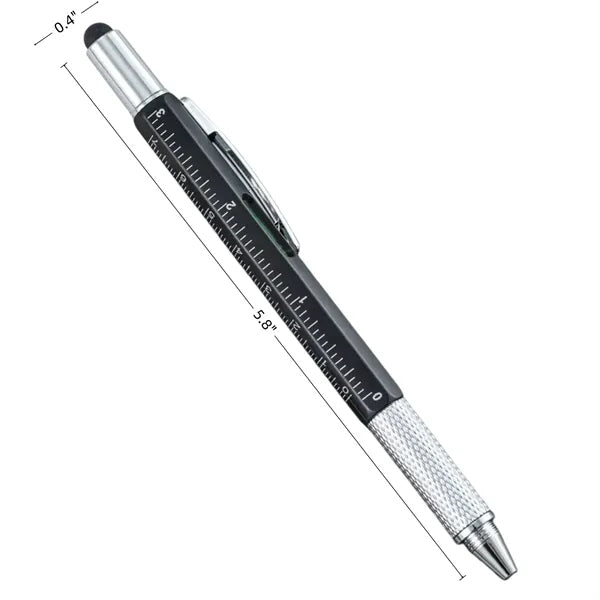 6 in 1 Multi-Function Tool Ballpoint Pen