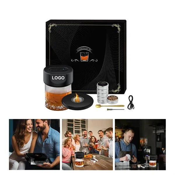Electric Cocktail Smoker with Multiple Aroma Woods