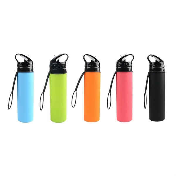 20 Oz Silicone Water Bottle