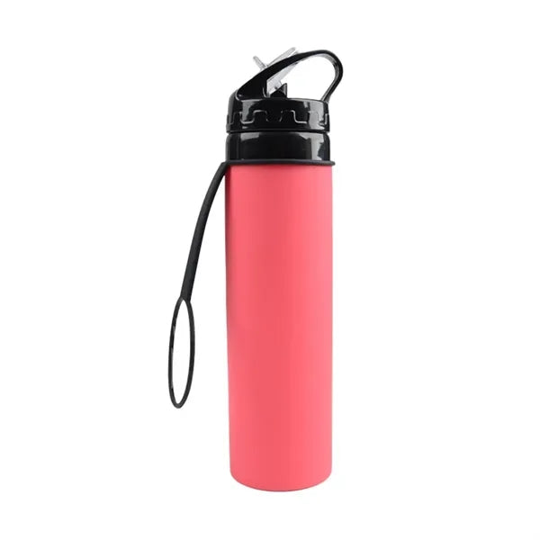 20 Oz Silicone Water Bottle