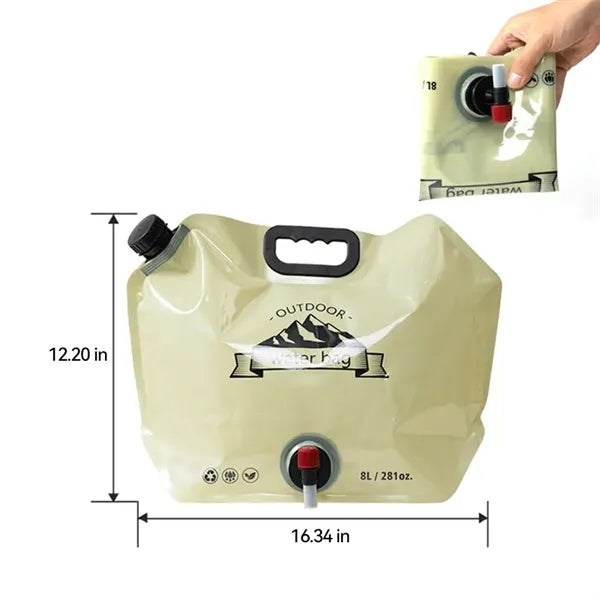 Outdoor Portable Foldable 8L Water Bag Large Capacity