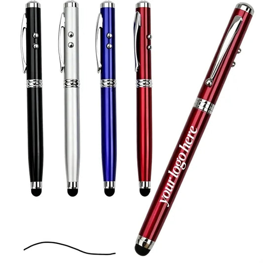 4 in 1 Multifunctional Metal Stylus Ballpoint Pen