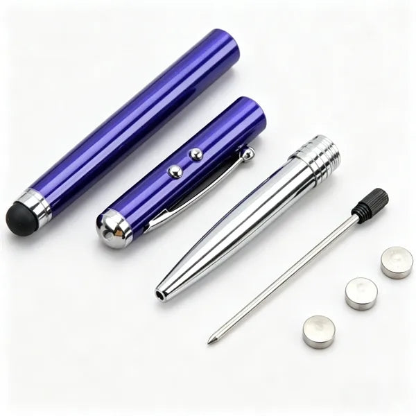 4 in 1 Multifunctional Metal Stylus Ballpoint Pen