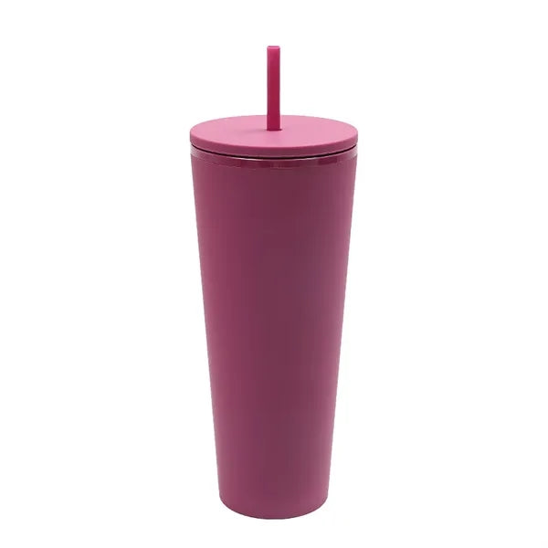 26oz Double layer Straw Tumbler