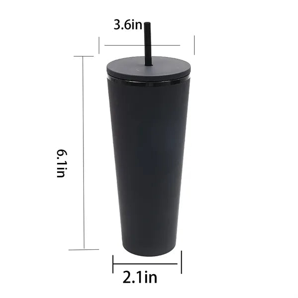 26oz Double layer Straw Tumbler