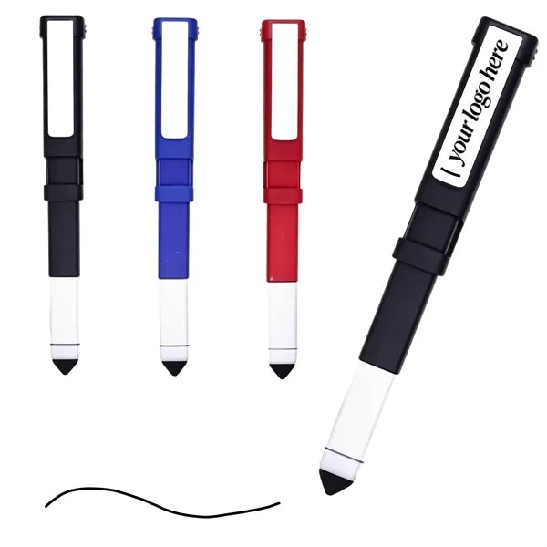 Multi Functional Square Tool Pen with Phone Stand and Screwd