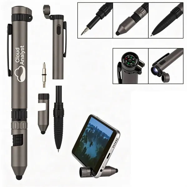 6 in 1 Tactical Survival Multitool Pen