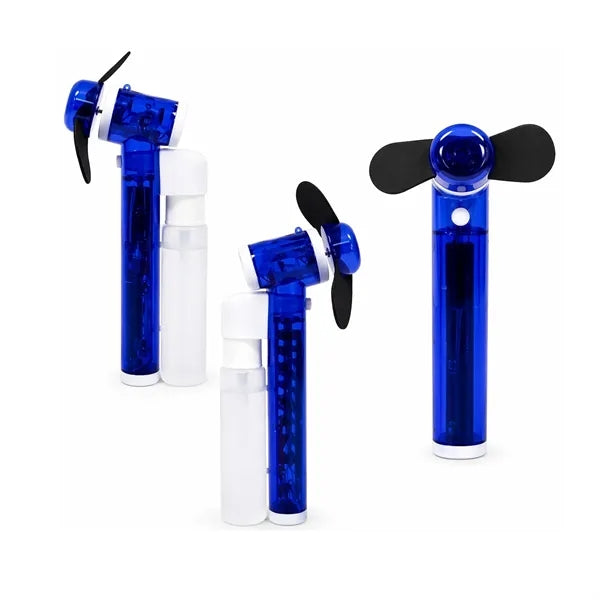 Portable Mini Misting Fan With Spray Bottle
