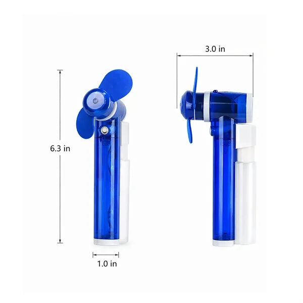 Portable Mini Misting Fan With Spray Bottle