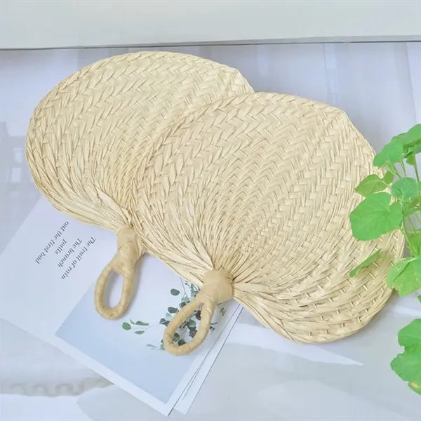 Hand Made Rattan Fan