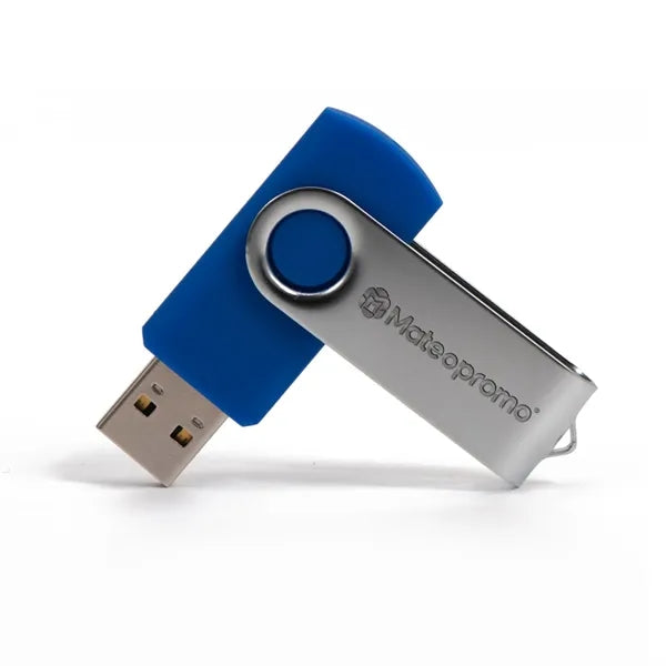 Engraved Metal Swivel USB Flash Drive up to 256GB