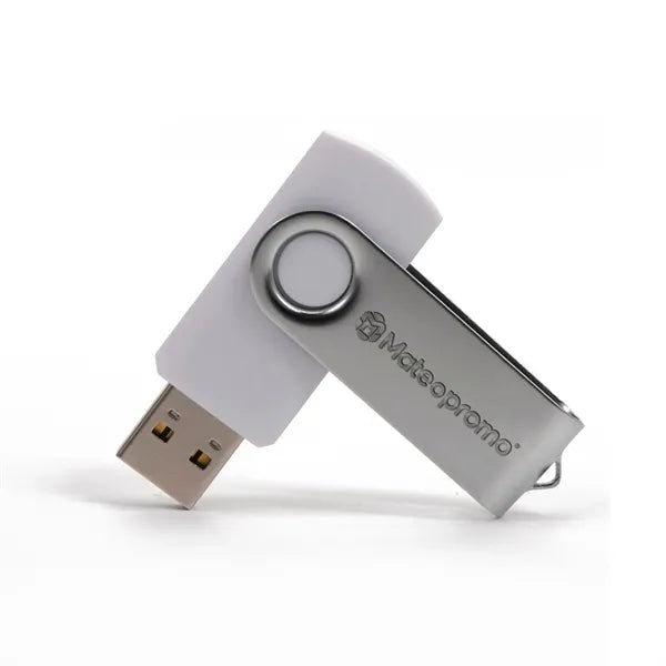Engraved Metal Swivel USB Flash Drive up to 256GB