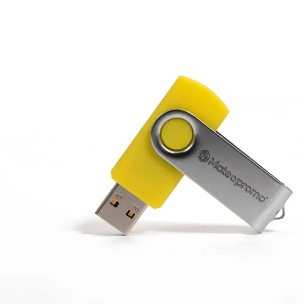 Engraved Metal Swivel USB Flash Drive up to 256GB