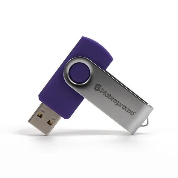 Engraved Metal Swivel USB Flash Drive up to 256GB