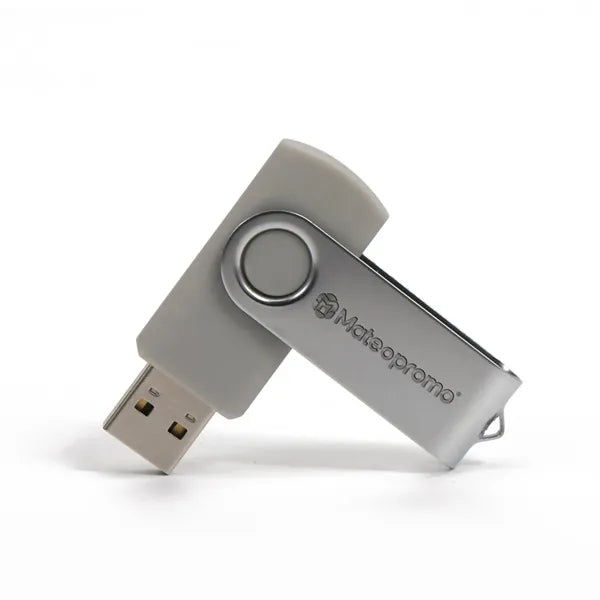 Engraved Metal Swivel USB Flash Drive up to 256GB