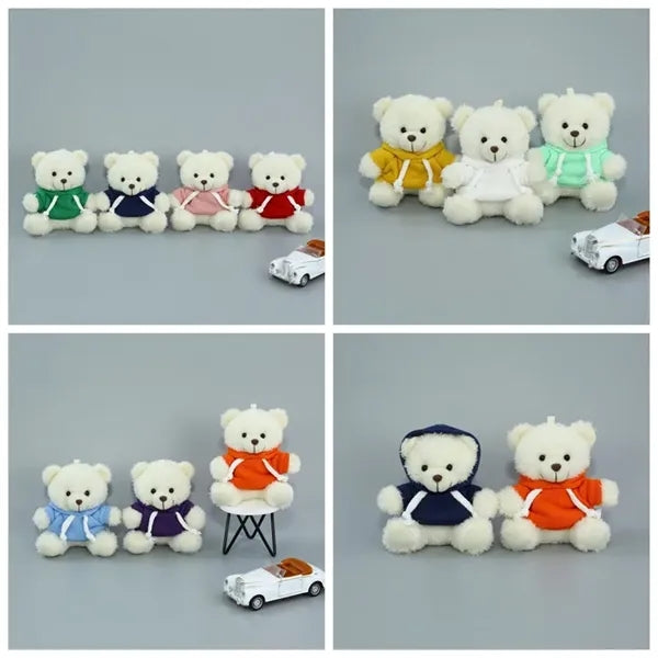Teddy Bear Charms Plush Keychain
