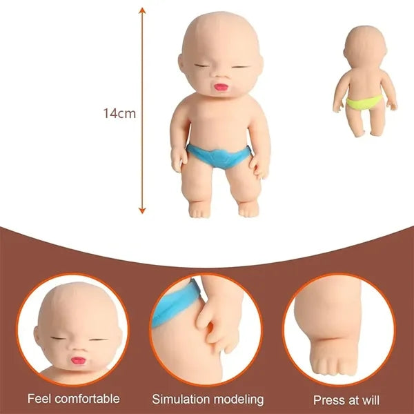 TPR Babies Doll Squeez Stress Toy