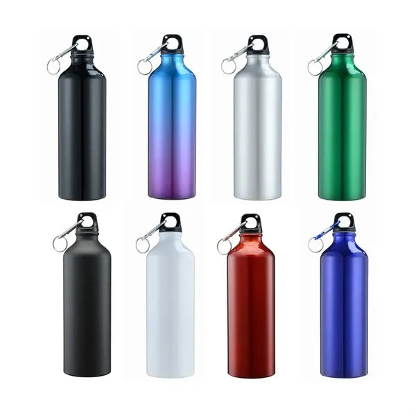 24 Oz Metallic Twist Cap Water Bottle