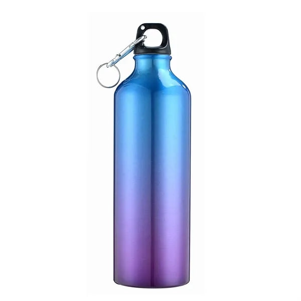 24 Oz Metallic Twist Cap Water Bottle