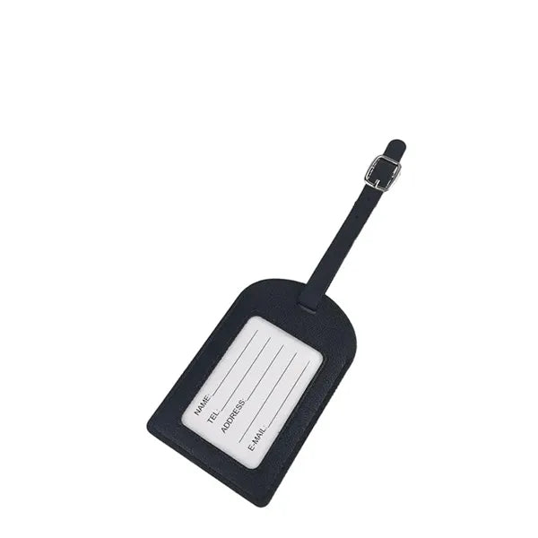 Logo PU Leather Boarding Pass Luggage Tag