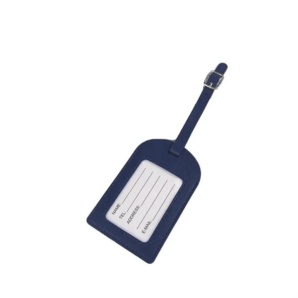 Logo PU Leather Boarding Pass Luggage Tag