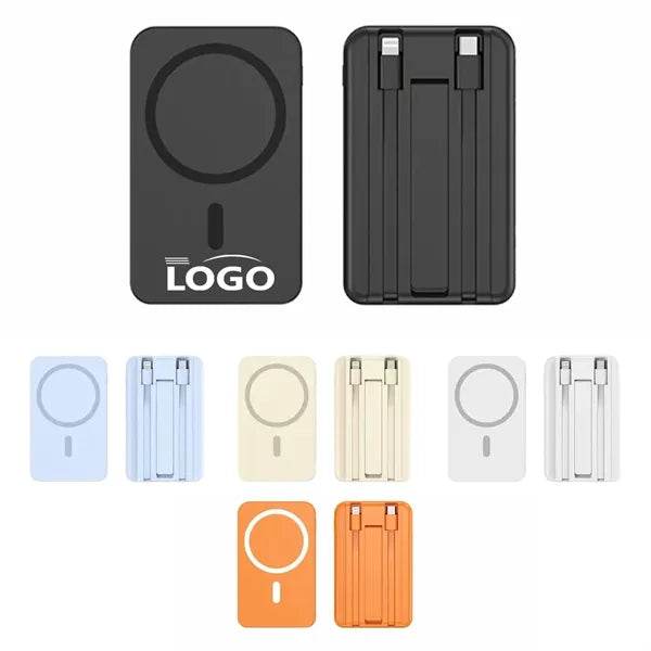 Logo Magnetic Wireless Charging 10000mAh Power Bank