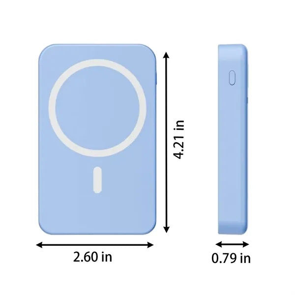 Logo Magnetic Wireless Charging 10000mAh Power Bank