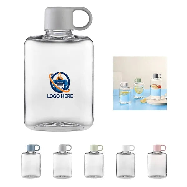 12 Oz Portable Flat Water Bottle