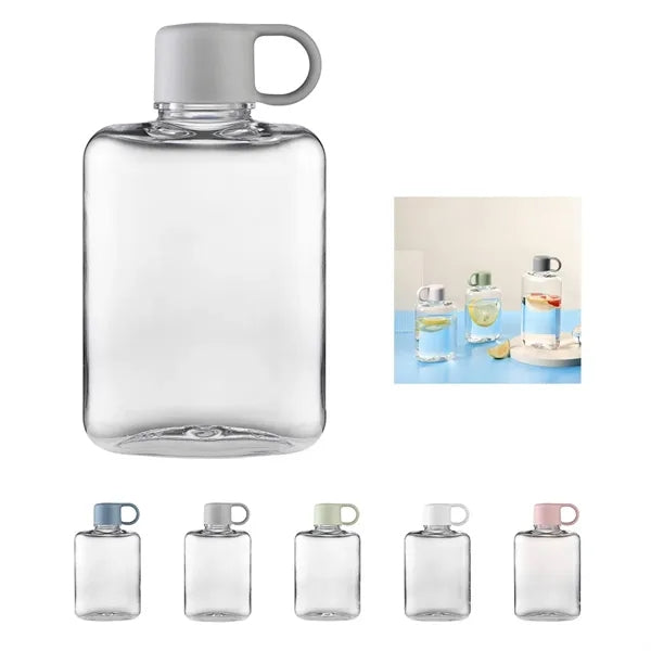 12 Oz Portable Flat Water Bottle