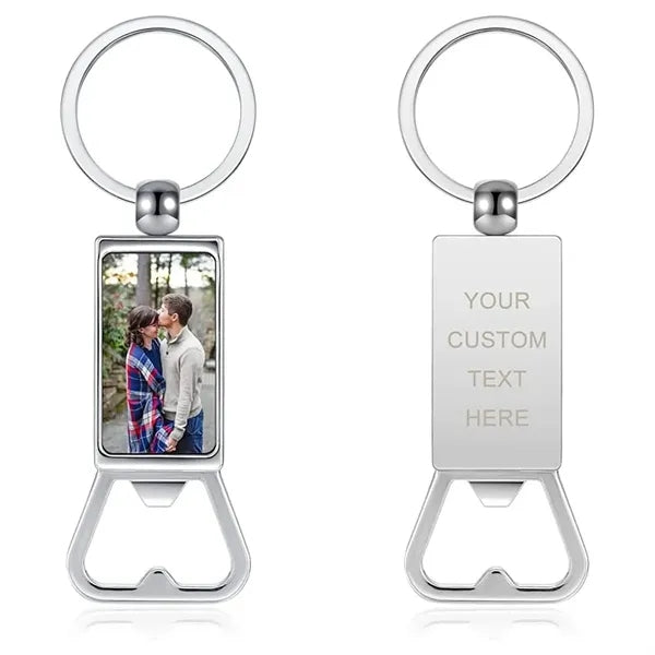 Metal Bottle Opener Keychain