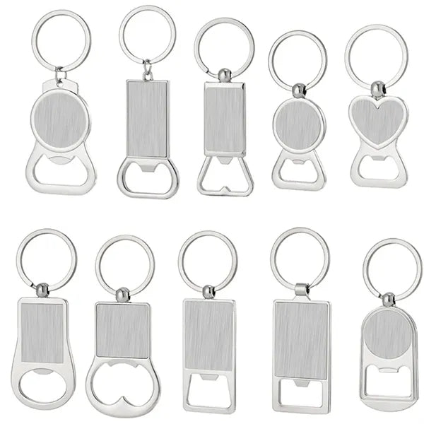Metal Bottle Opener Keychain