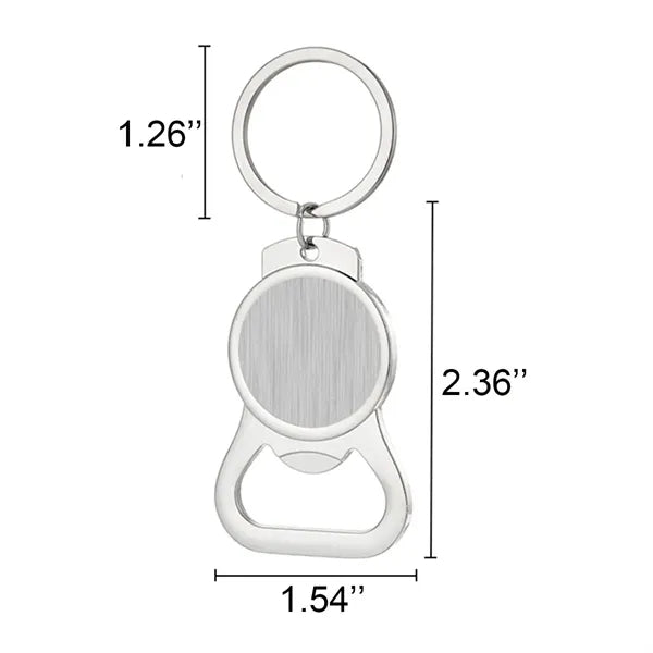 Metal Bottle Opener Keychain