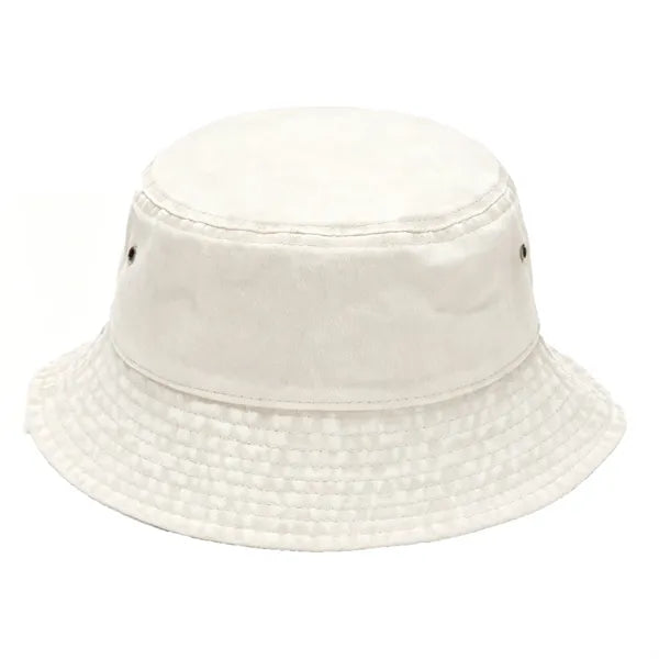 Cotton Bucket Packable Sun Hat