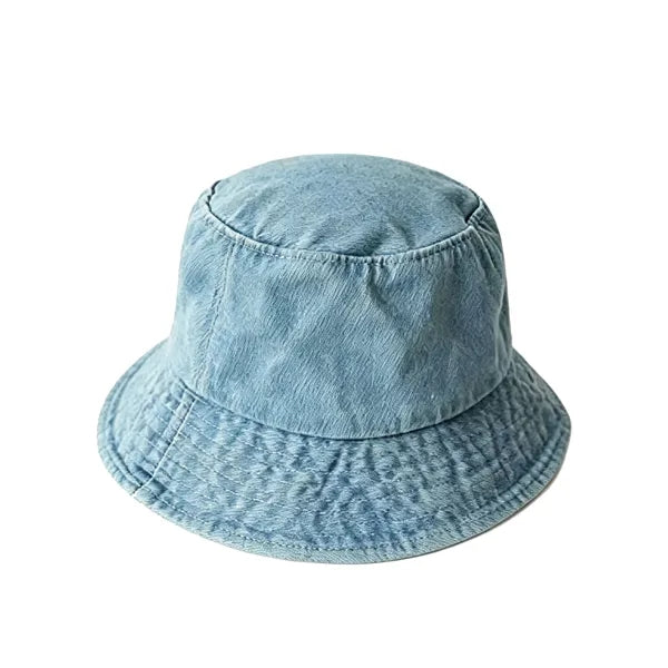 Cotton Bucket Packable Sun Hat