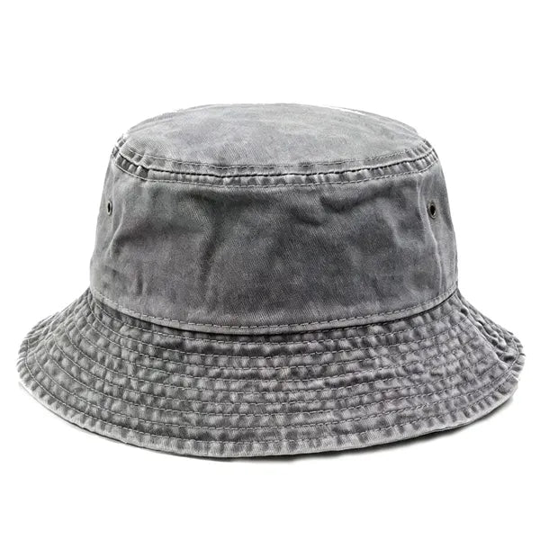 Cotton Bucket Packable Sun Hat