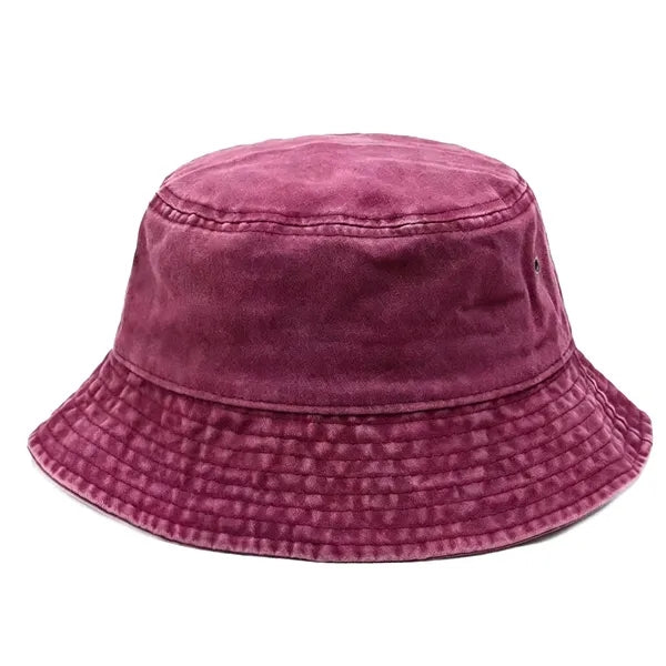 Cotton Bucket Packable Sun Hat