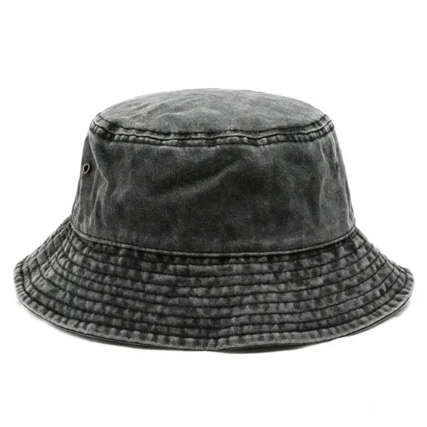 Cotton Bucket Packable Sun Hat
