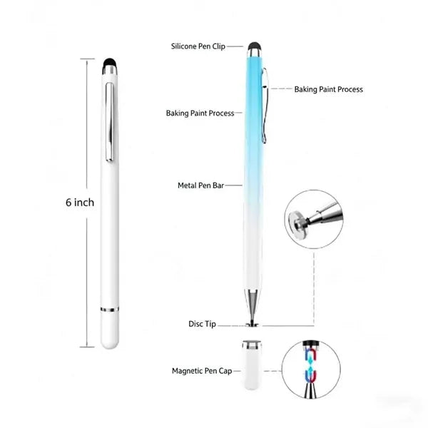 Dual-Ended Metal Stylus Pen