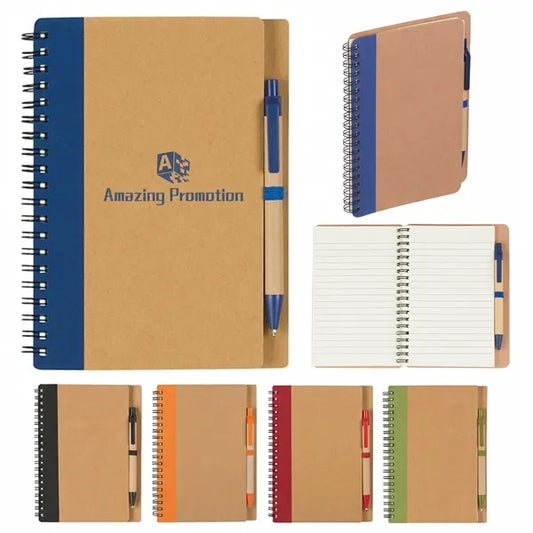 5" x 7" Spiral Notebook with Pen