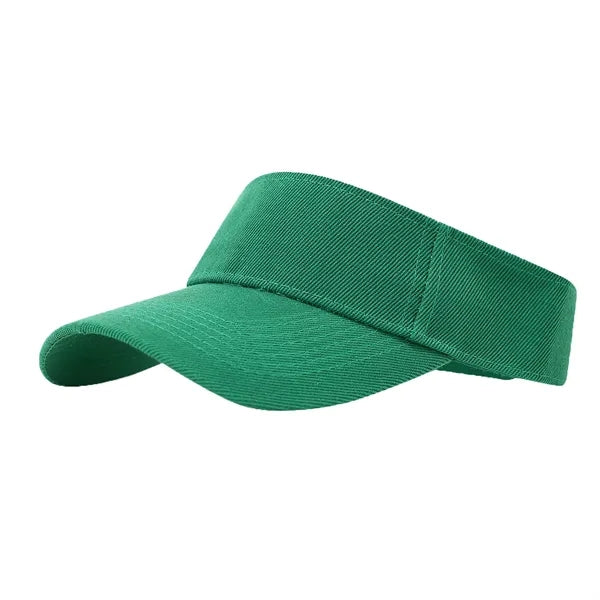 Adjustable Cotton Twill Visor Sun Cap